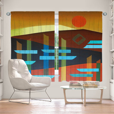 Fehrat Room Darkening Curtains / Drapes Pair