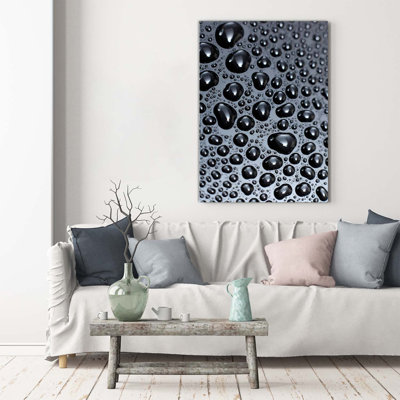 Drops Of Water - Wrapped Canvas Print