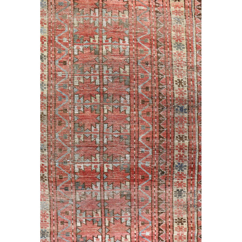 Beshir One-of-a-Kind 6'6" X 15' Before 1900 Runner Wool Area Rug in