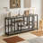 Entryway Sofa Table with Storage Shelves-1457258776