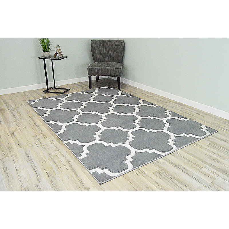 Mccampbell Indoor Rug, Rectangle 5' x 7'