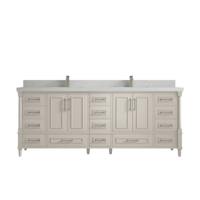 Ensemble de meuble-lavabo double 84 po Aberdeen