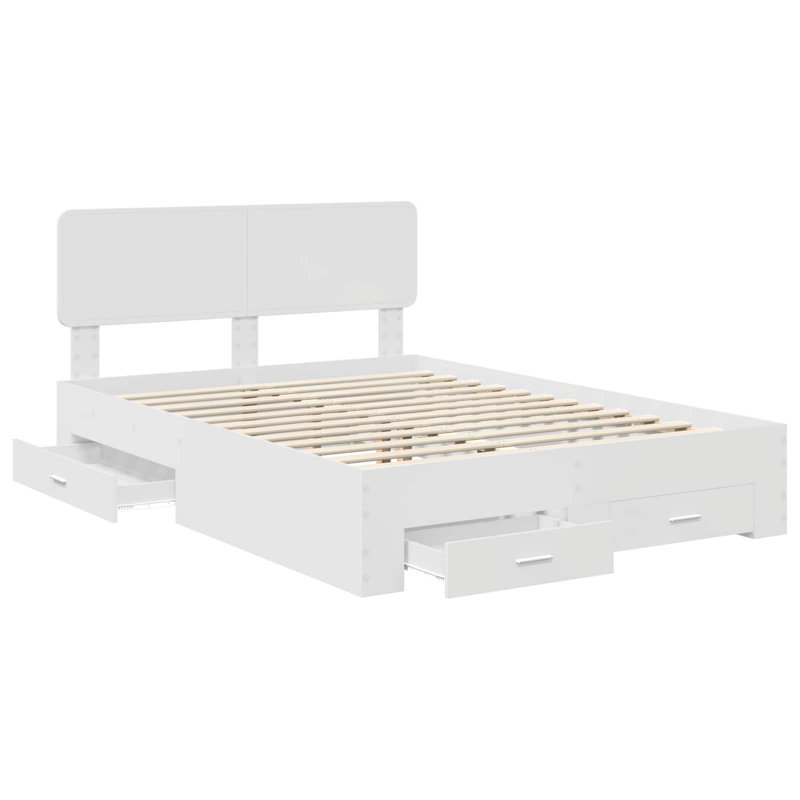 Bed, European Double (140 x 200 cm), White