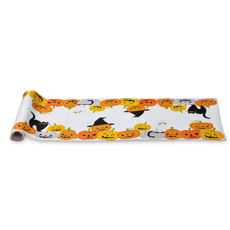 Pumpkin Patch 72" Cotton Table Runner