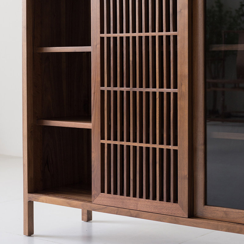 Buffet rétro de style chinois minimaliste
