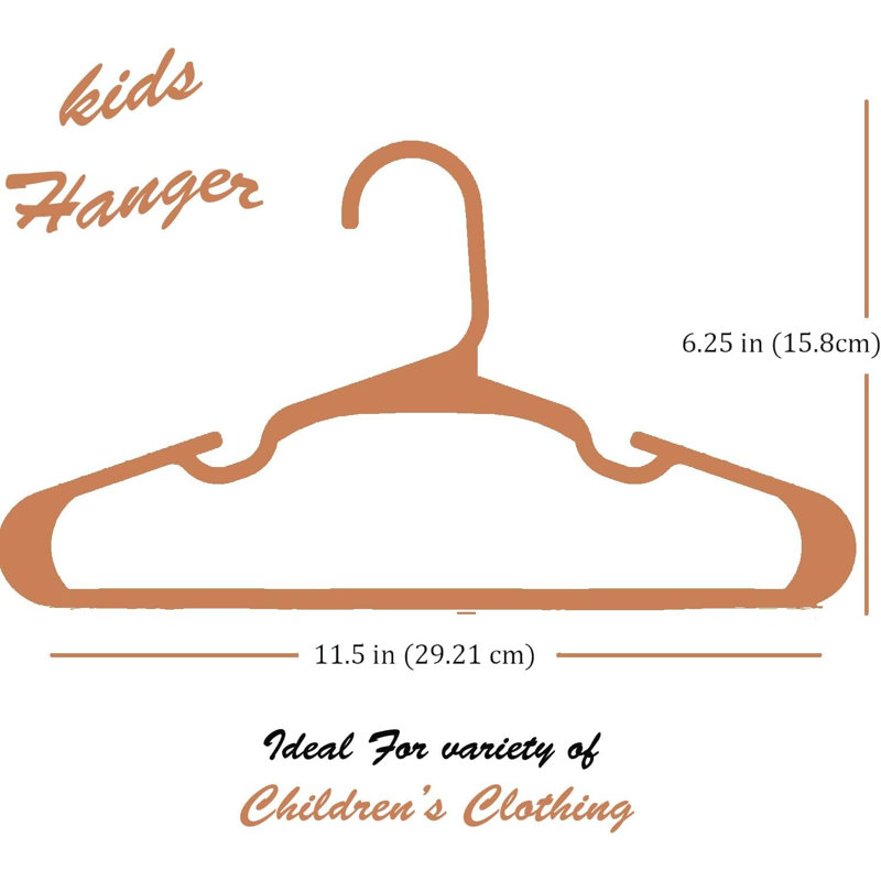 Fleischer Plastic Non-Slip Standard Hanger, Beige