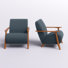 Ensemble de 2 fauteuils rembourrés Andablo
