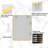 Aamya 32x24 Inch Rectangle Bathroom Vanity Mirror Hangs Horizontal Or Vertical (2 Pack)-1425073473