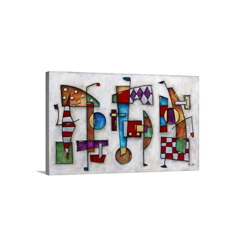 «Malveaux» Brittiney Tivo - impression d'art graphique, H 16 po x l 24 po x P 1,25 po, Toile