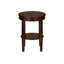 Table d'appoint, 2 niveaux, table d'appoint, ronde pour chambre à coucher