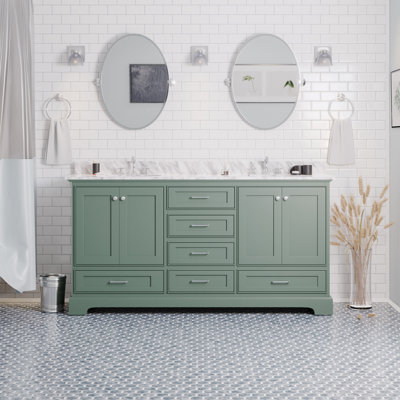Ensemble de meuble-lavabo double 72 po Larosa