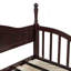 Lit de jour en bois simple avec lit gigogne simple, lit de jour extensible avec deux tiroirs de rangement-1580117706