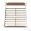 Cadre de lit très grand en rotin, cadre de lit plateforme avec tête et pied de lit naturel, style bohème et mid-century, bois de pin massif-2037564248-2037564253