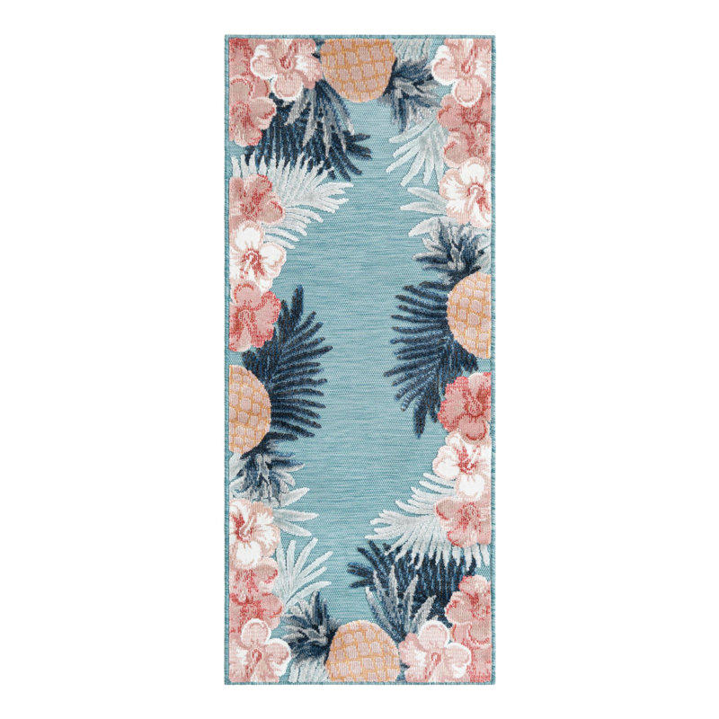 Tapis fleuri Firman Flora, Tapis de couloir 2 pi 2 po x 5 pi 3 po