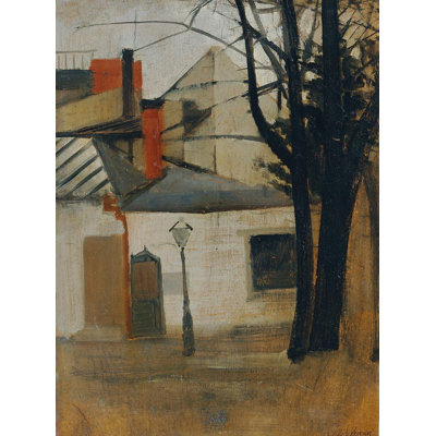 «Gas Store» par Oskar Schlemmer - Art mural sur toile tendue avec châssis