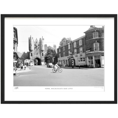 York, Micklegate Bar C1955 by Francis Frith - Single Picture Frame Print