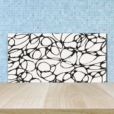 50cm W x 100cm L Glass Peel and Stick Panel