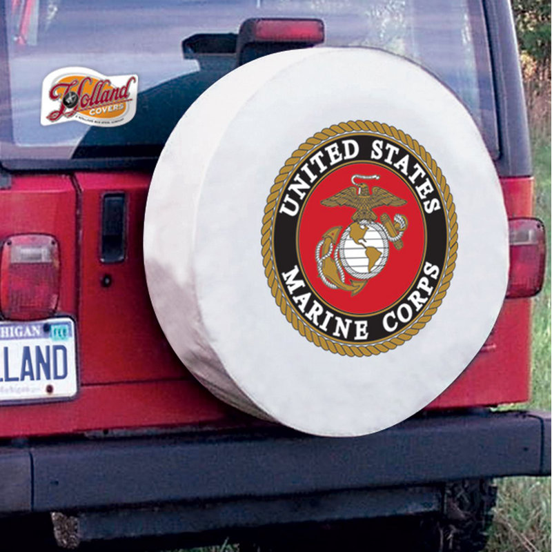 Housse de roue de cravate US Military, Blanc, A, Corps de marine