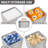 Modern Farmhouse Metal Laundry Pods Holder Container With Lid , Holds 81 Laundry Pods, Grey