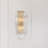 Libby Langdon Hardison 3 Light Aged Brass Sconce