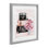 Valise Glam Time et impression encadrée de fleurs sous verre, design par Kim Allen