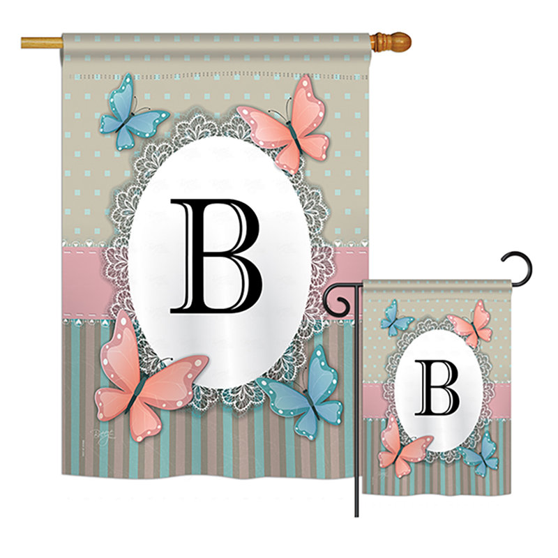 Double Sided Polyester Animal Flag Set, B