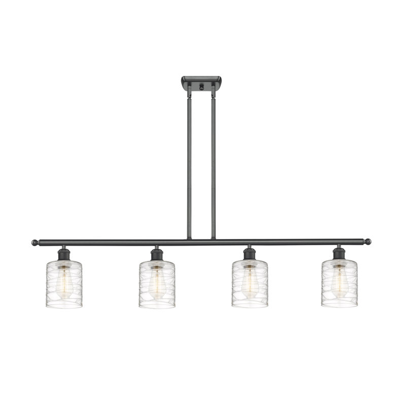 Karon 4 - Light Kitchen Island Pendant, LED, Matte Black
