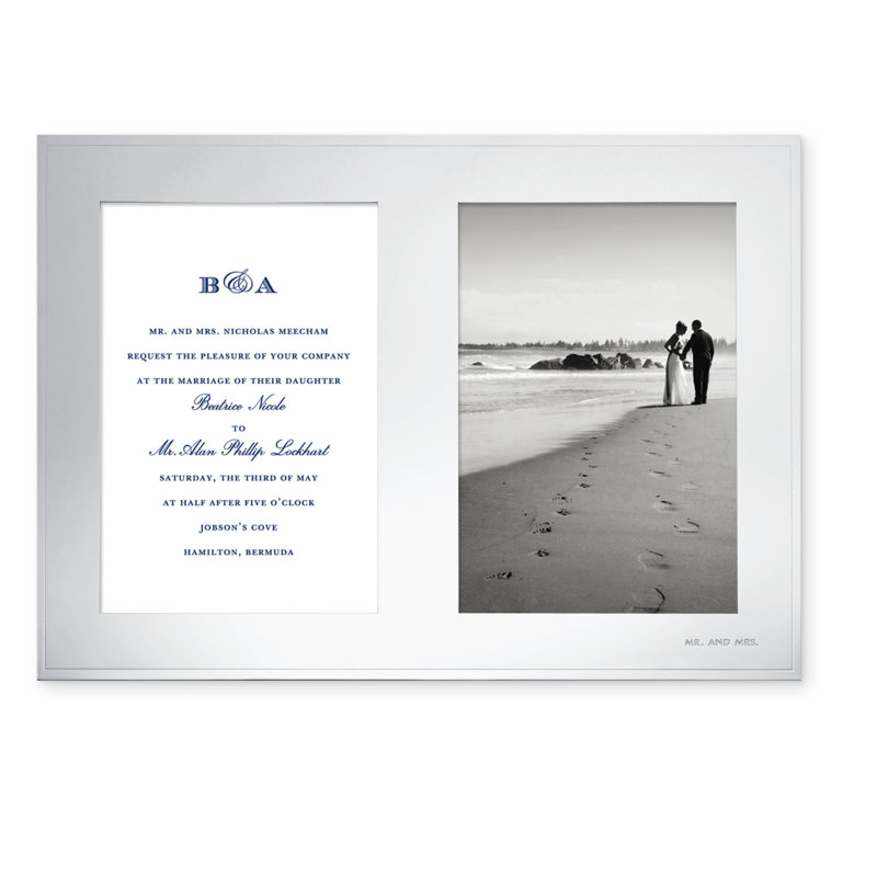 Cadre photo double invitation Darling Point