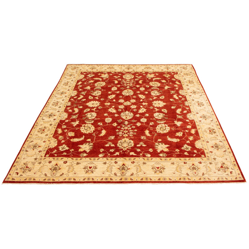 Tapis cuivre foncé Peshawar Oushak 9 pi 0 po x 11 pi 4 po