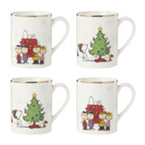 Lenox Peanuts Gang Mugs, Set Of 4, Assorted, Service For 4