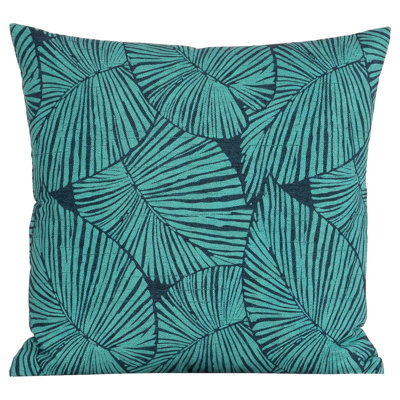 Solarium Paradise Palm Outdoor Square Pillow Cover & Insert