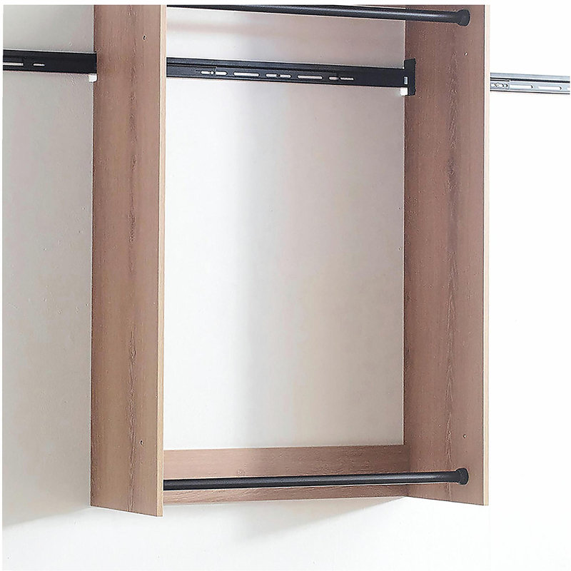 Devi Oak Wall Mounted Wood Closet System