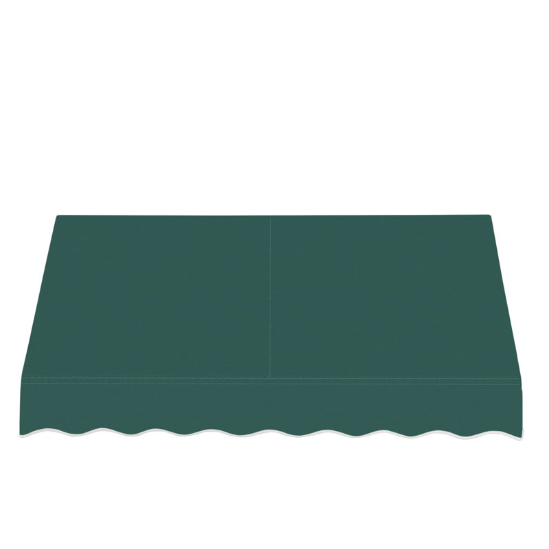 Auvent fixe en tissu acrylique San Francisco Awntech, H 16 po x l 88,5 po x P 30 po, Forêt