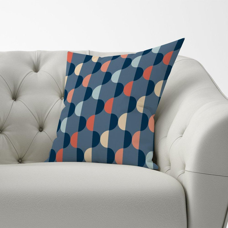 Lynette Geometric Square Cushion