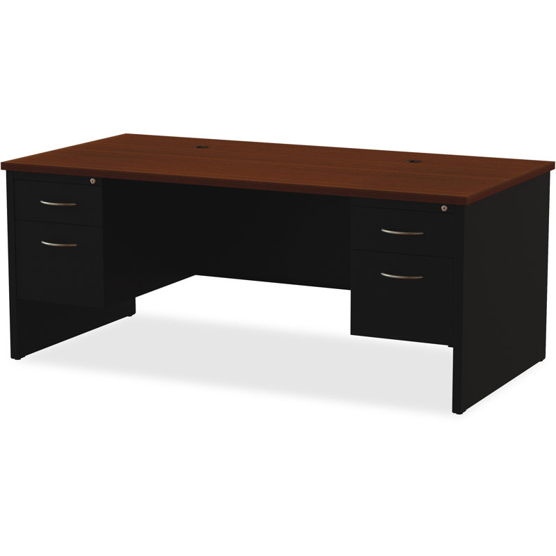 Bureau de direction Pabel, Noir, H 29,5 po x l 36 po x P 72 po