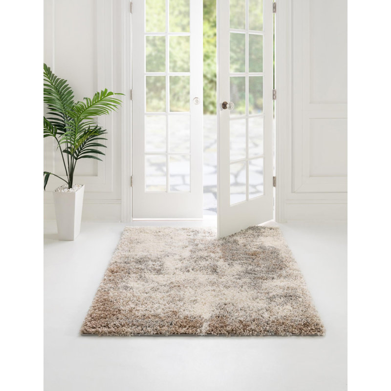 Abstract Indoor Rug, Square 8'