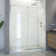 Mirage-X 55-59" W x 71" H Frameless Shower Door with ClearMax™ Technology