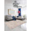 Tapis gris à transition de couleur 5 pi 5 po x 9 pi 1 po