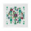Serviettes de table en satin de coton Jewel Box Emeralds-142060913
