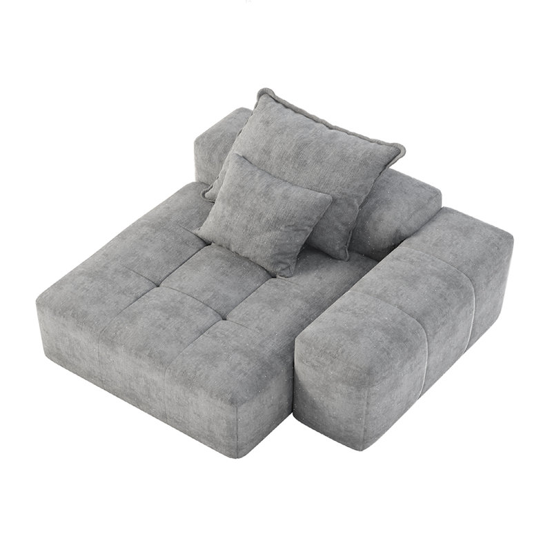 Canapé modulaire surdimensionné Modern, Gris