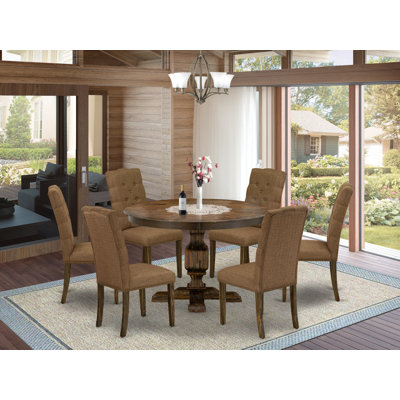 Acacia Solid Wood Dining Set