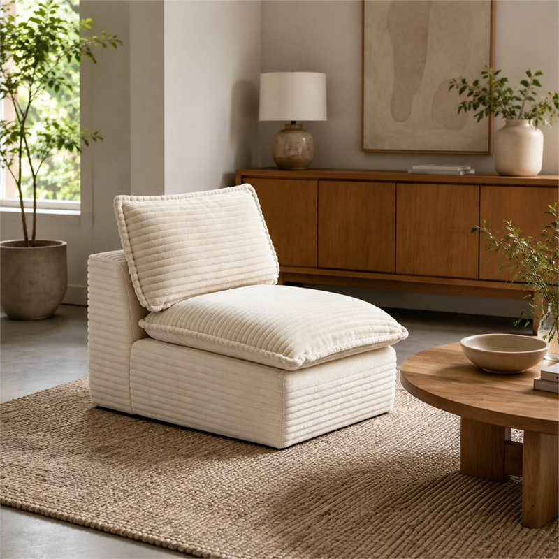 39.43'' Corduroy Sofa