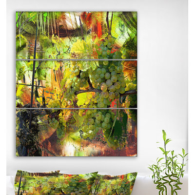 " Grapes Vine " 3 - Pieces
