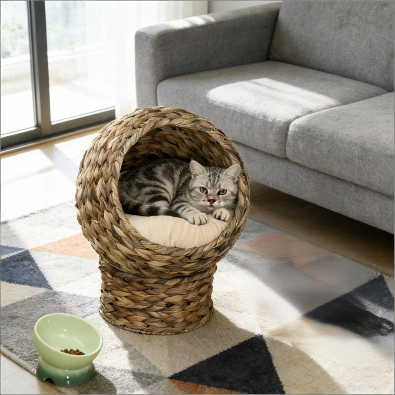 Basket Bed Kitty House,Elevated Cat Bed