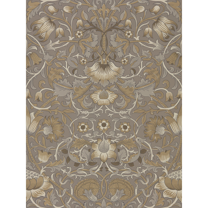 Pure Lodden 10.05m x 68.6cm Matte Roll, Taupe/Gold