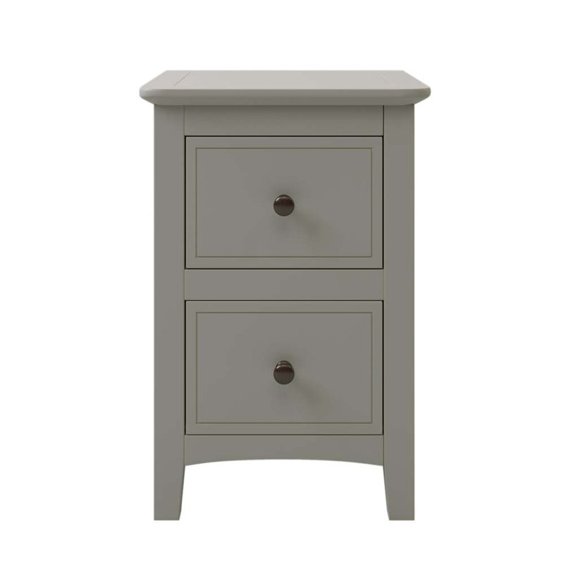 Ensemble de chambre à coucher standard 3 pièces Nashally, gris