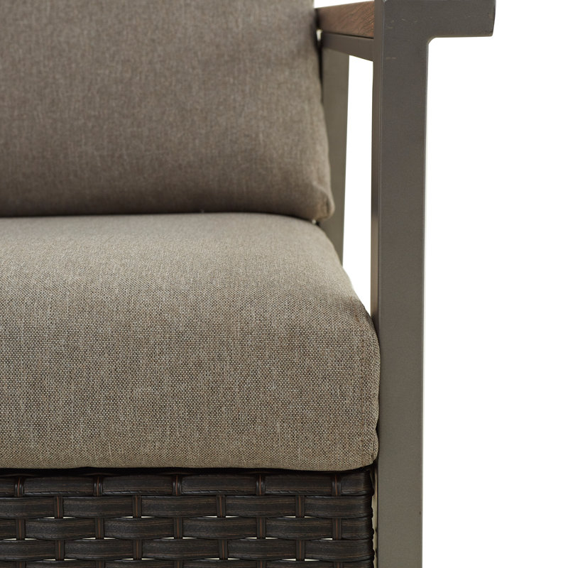 Bertolde 3 - Person Patio Conversation Set with Cushions