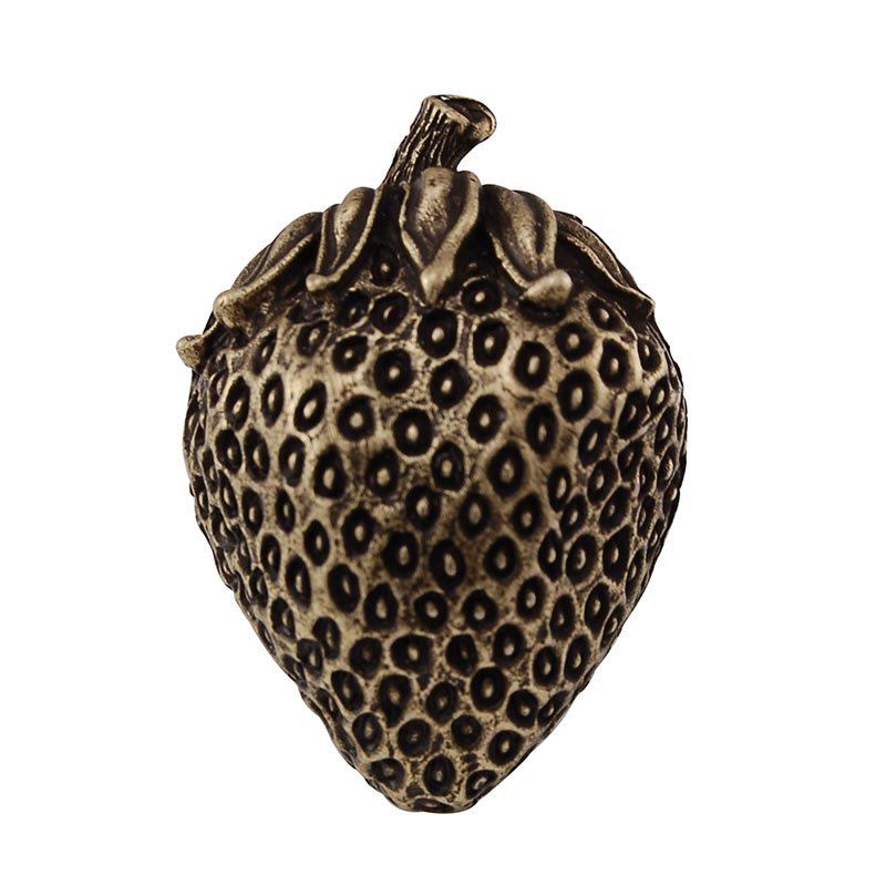 Fiori Novelty Knob, Antique Brass