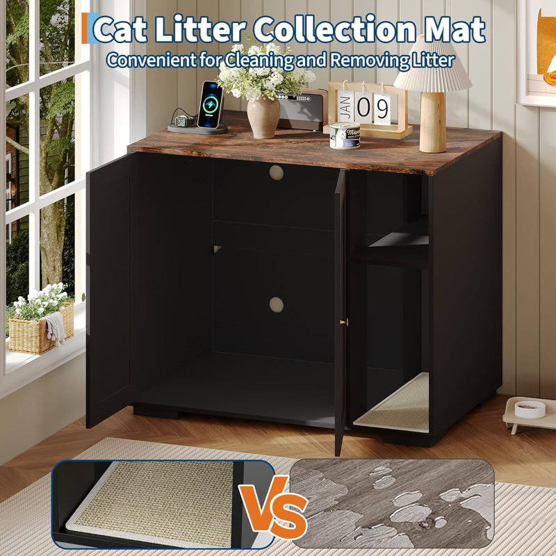 83.6 cm H Cat Tree / Condo, Black
