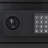 Electronic Steel Safe with Keypad and Manual Override Keys - For Home, Business, Black